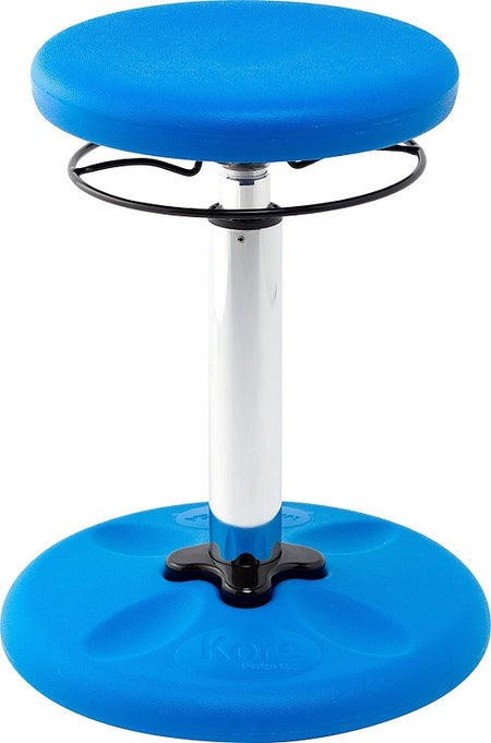 Kore KOR2113 (16.5″-24″) Kids Adjustable Tall Wobble Chair, Blue