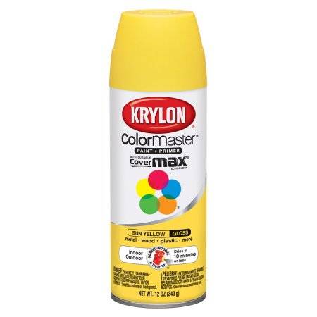 Krylon General Purpose Aerosol, 11-Ounce, Sun Yellow Spray Paint