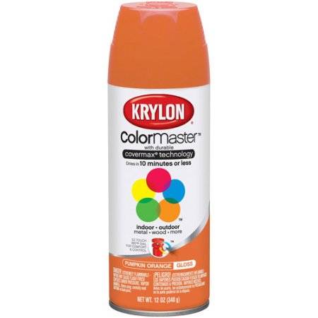 Krylon General Purpose Aerosol, 11-Ounce, Pumpkin Orange Spray Paint
