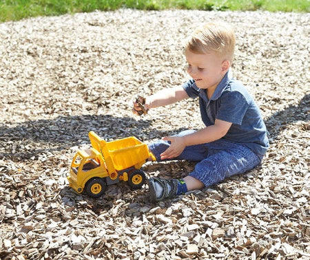 Lena Eco Dump Truck, Yellow and Black