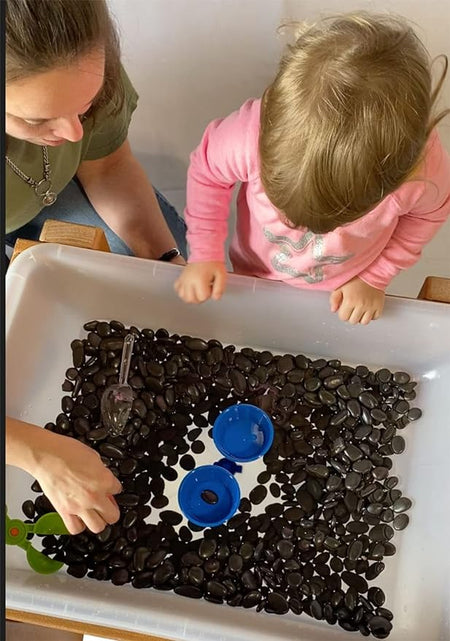 Outdoor Sand/Water Table with Semi-Clear Pan w/Drain