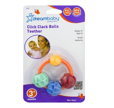 Dreambaby Click Clack Balls Teether 3+ Months
