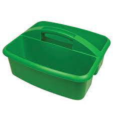 Large Utility Caddy, 12.75" x 11.25" x 6.75" - Green