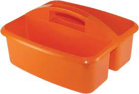 Large Utility Caddy, 12.75" x 11.25" x 6.75" - Orange