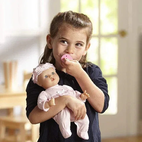 Mine to Love Jenna 12-Inch Soft Body Baby White Doll, LCI-4881