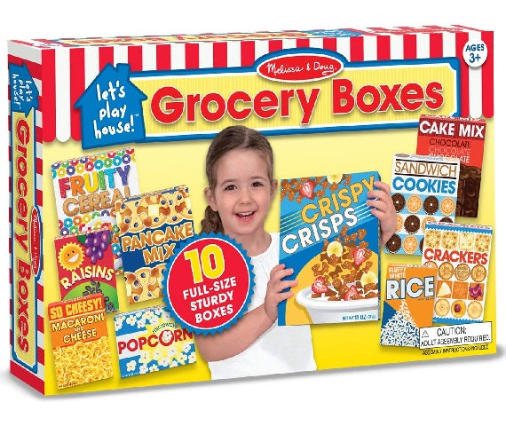 Let's Play House! Grocery Boxes Set (10 pcs)