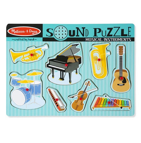 Musical Instruments Sound Wood Puzzle - 8 Pieces