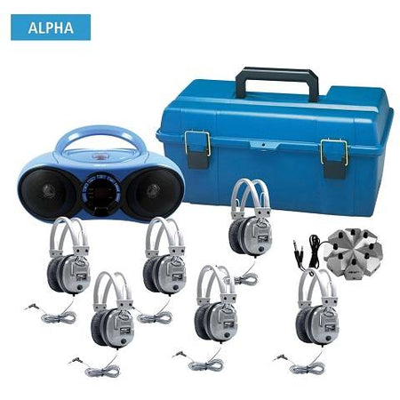 Classroom Val-U-Pak Bluetooth®/CD/FM Listening Center, 6 Station