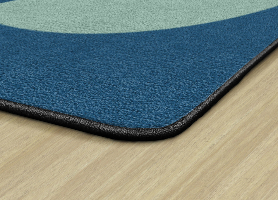 CALMING LEAVES SQUARES CARPETS 16" X 16" SET OF 30