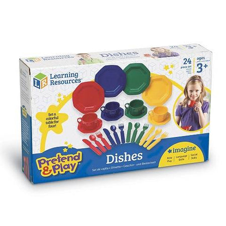 Learning Resources Pretend and Play Dishes, Cups And Saucers , LER0294