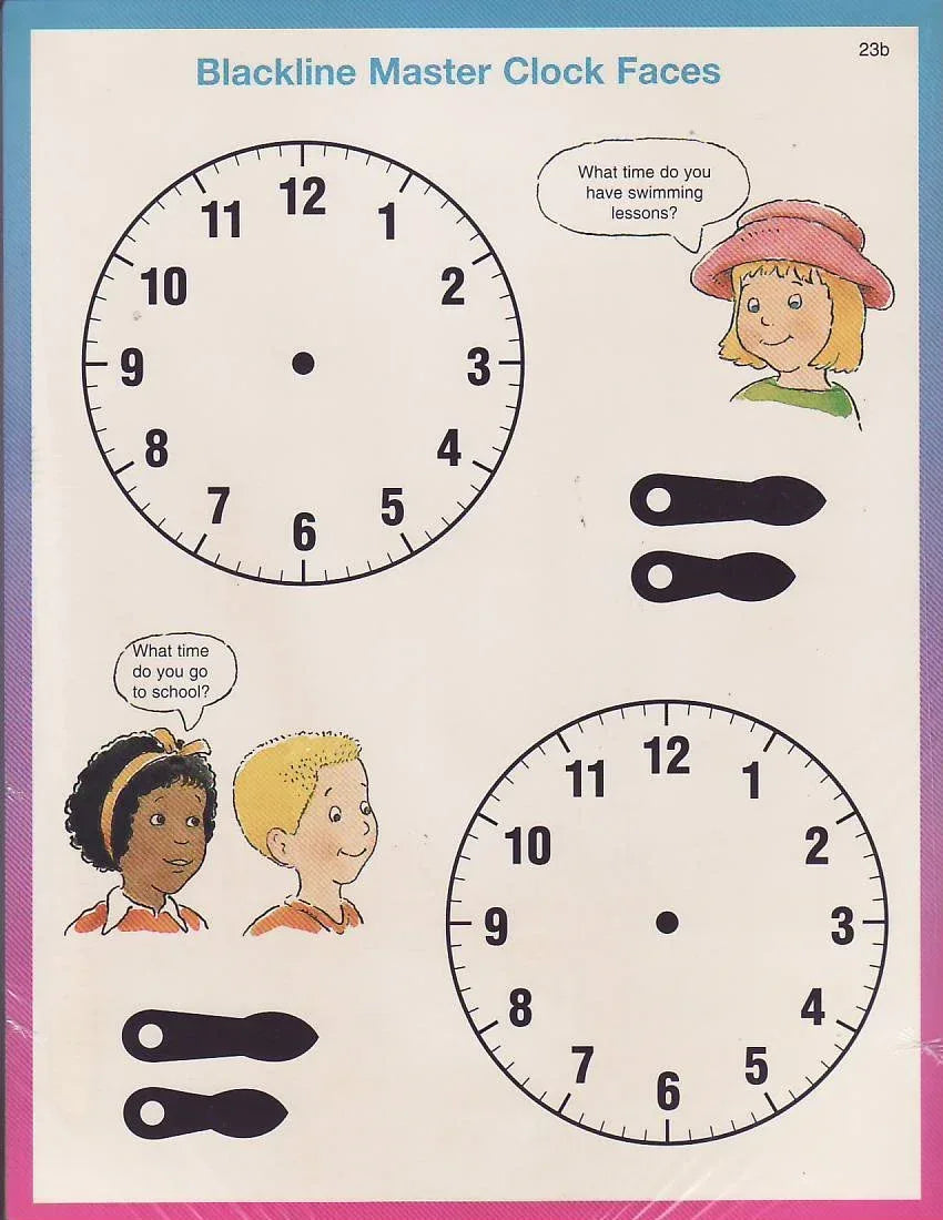 Time Activity Cards for Grades 1-3 LER 0499