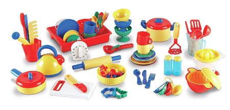 Learning Resources Pretend & Play® Kitchen Set 73 piece set, LER9157