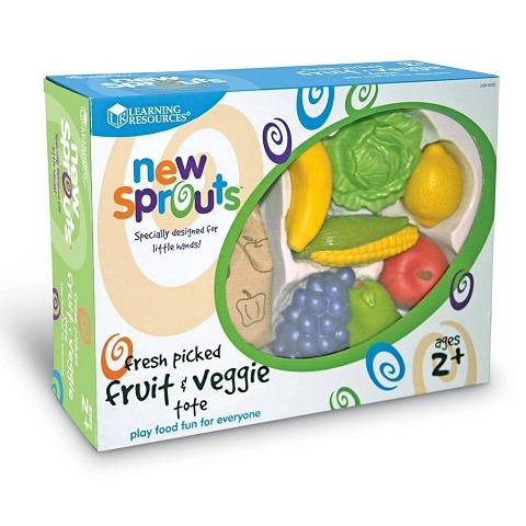 Learning Resources Fresh Picked Fruit And Veggie Tote , LER9722