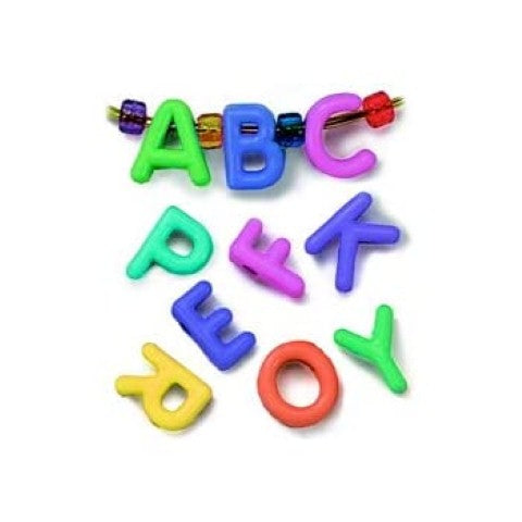 Manuscript Letter Beads, Lowercase, Pack of 288