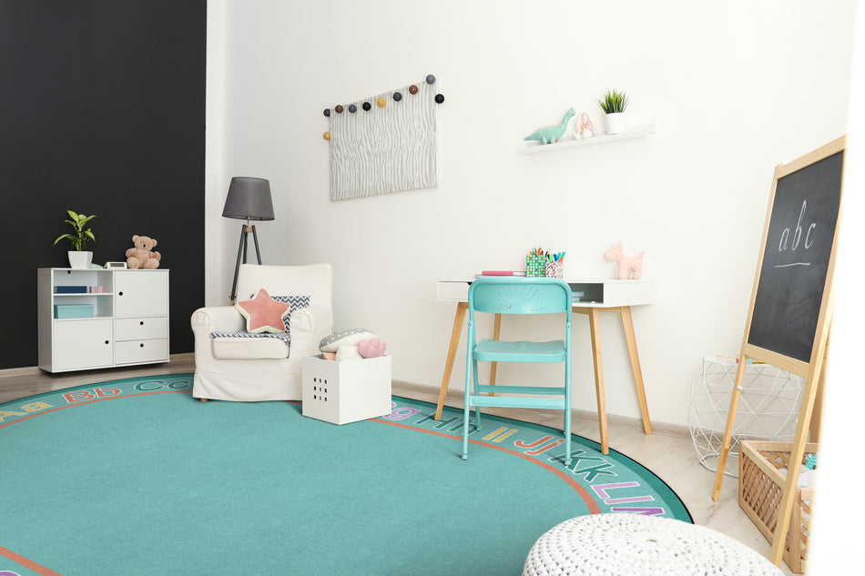 KNOW YOUR ABC'S SHERBERT OVAL CARPETS 6' X 8'4"