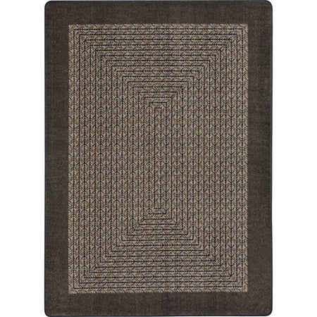 Like Home 3'10" x 5'4" area rug in color Chocolate