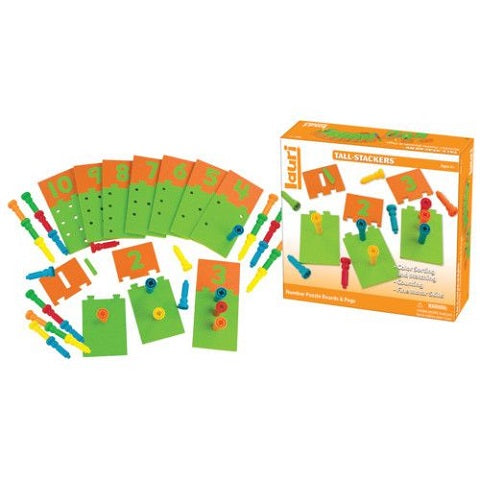 Number Puzzle-Boards & Pegs, LR-2447