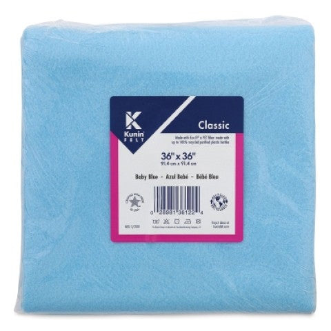 Felt by the Yard - 36" x 36" - Light Blue