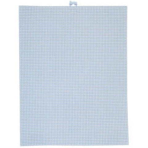 Mesh Colored Plastic Canvas 10.5" x 13.5" - 12/pkg. #7 Light Blue
