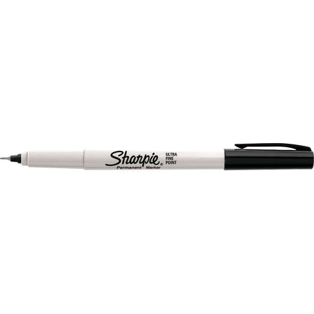 Sharpie Permanent Markers, Ultra Fine Point, Black, 37001
