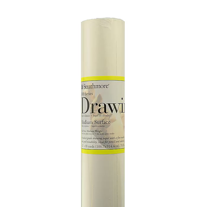 Strathmore Drawing Paper Rolls 70 Lb. 42 In. X 10 Yd. (340-42) 300 Series