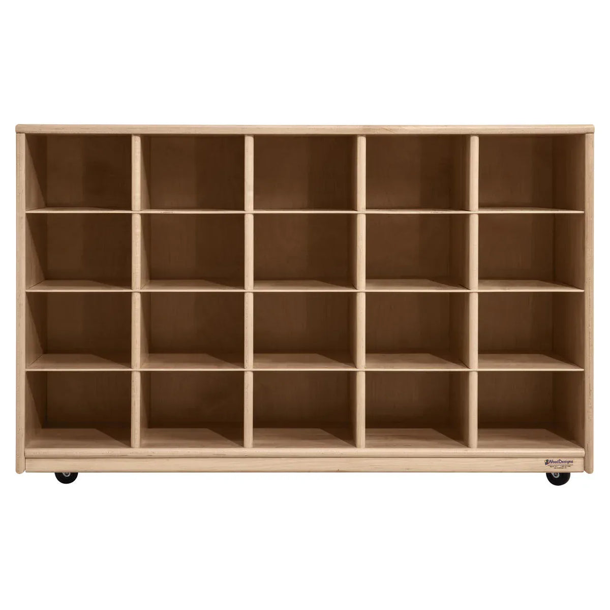 Maple Heritage (20) Cubby Tray Storage without Trays