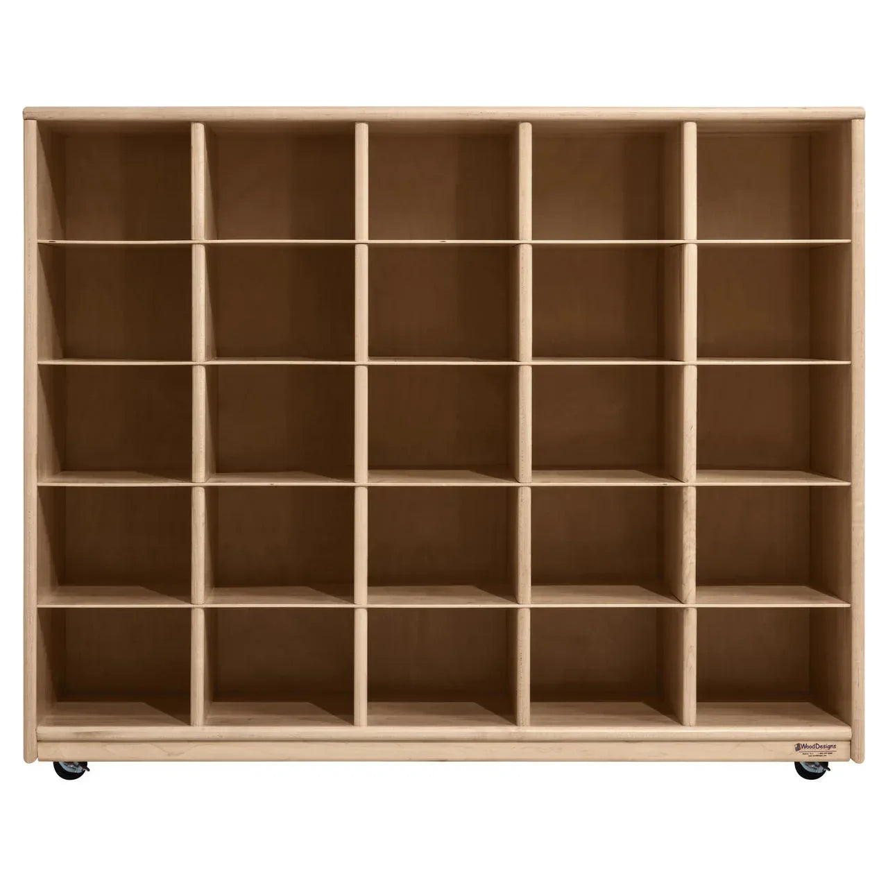 Maple Heritage (25) Cubby Tray Storage without Trays