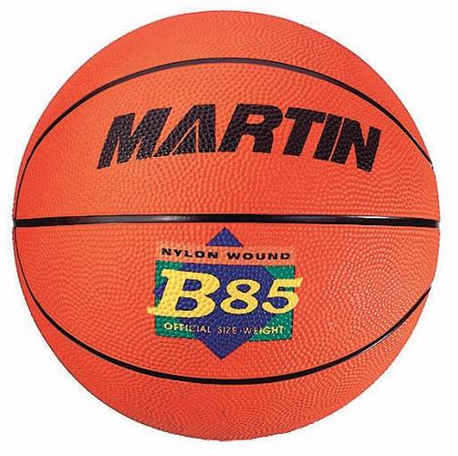 Martin Sports Orange Rubber Basketball, Junior Size