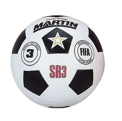 MARTIN SPORTS SOCCER BALL WHITE SIZE 3 RUBBER