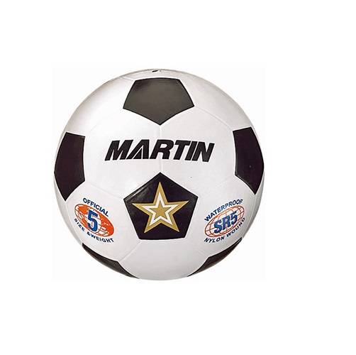 MARTIN SPORTS SOCCER BALL WHITE SIZE 5 RUBBER