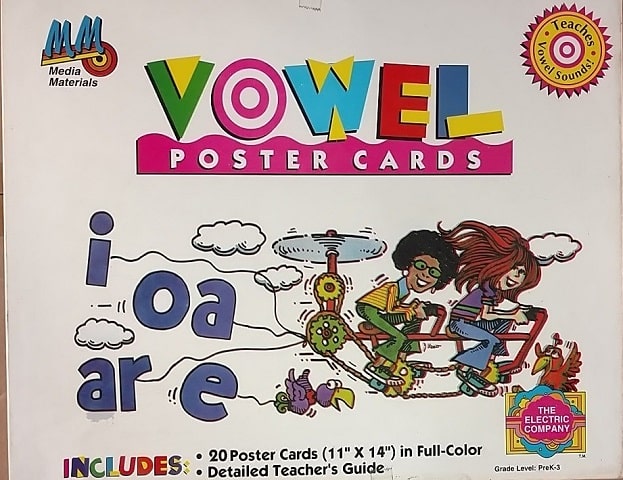 Vowel 20 Poster Cards 11" x 14"