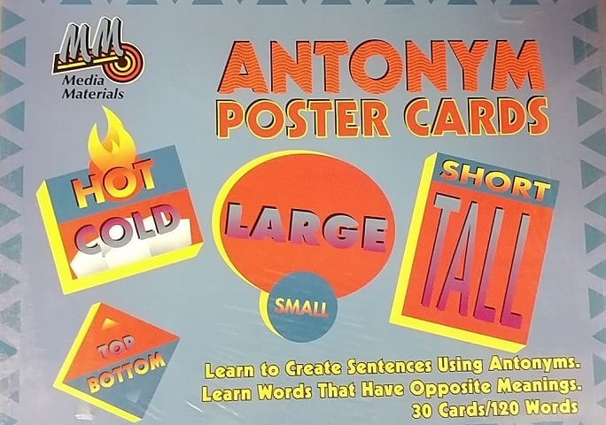 Antonym Poster 30 Cards