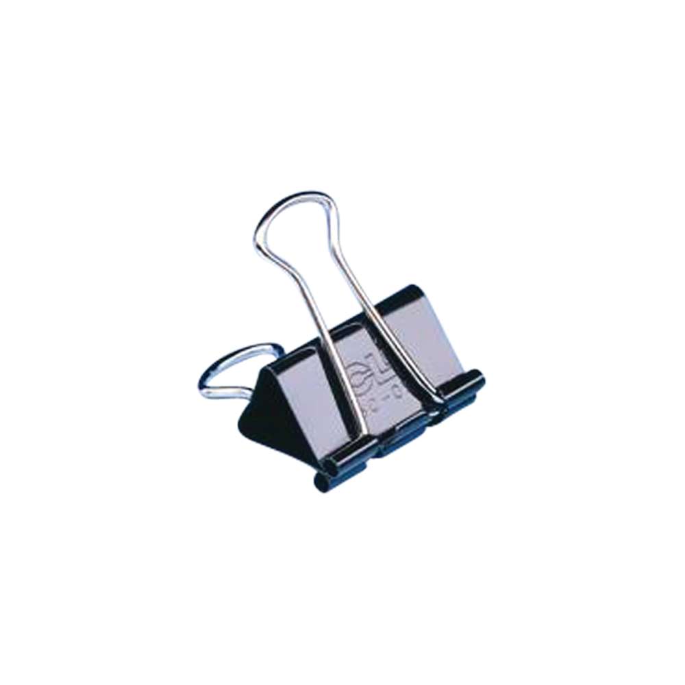 Binder Clips, Medium, 1-1/4" wide, 0.625" Capacity, Box of 12