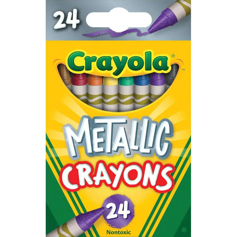 Crayola® Metallic Crayons, 24 Colors (BIN528815)