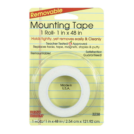 Magic Mounts® Mounting Tape, 1 Roll 1" x 48"