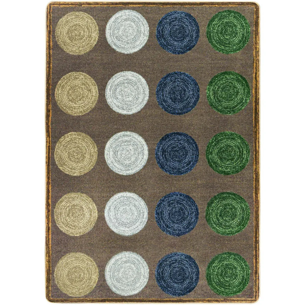 Mindful Seating 5'4" x 7'8" area rug in color Multi