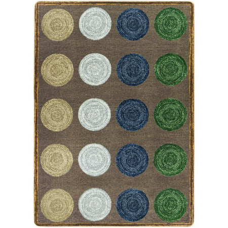 Mindful Seating 5'4" x 7'8" area rug in color Multi