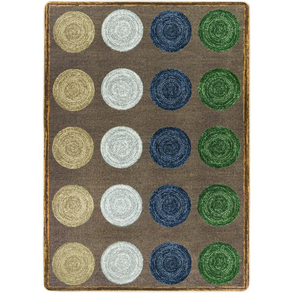 Mindful Seating 5'4" x 7'8" area rug in color Multi
