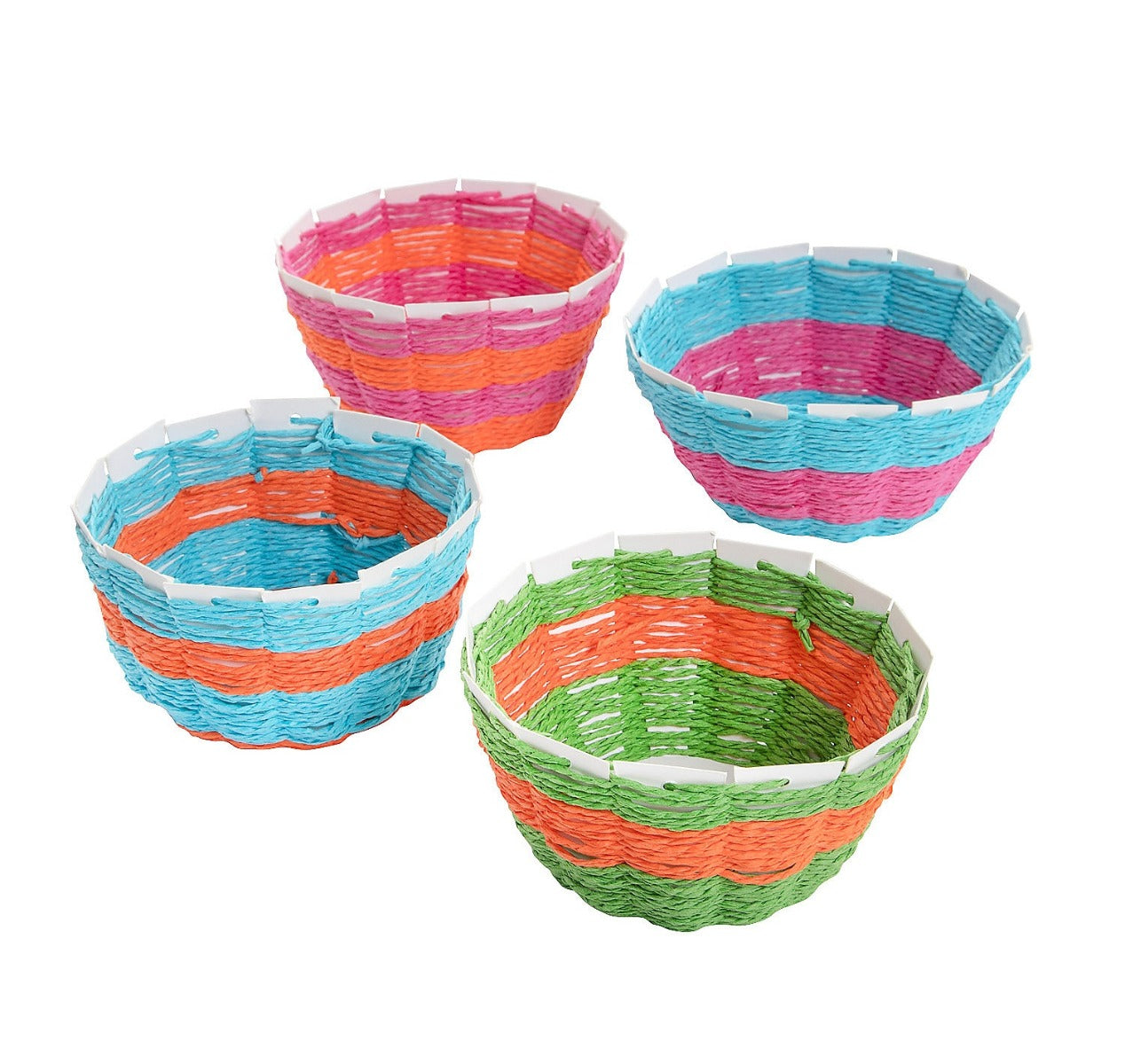 Mini Basket Weaving Craft Kit - 12 Project Pack