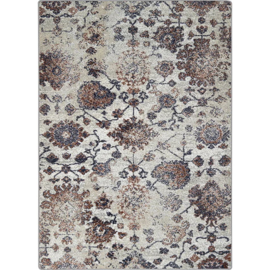 Mojave Bloom 7'8" x 10'9" area rug in color Sunset