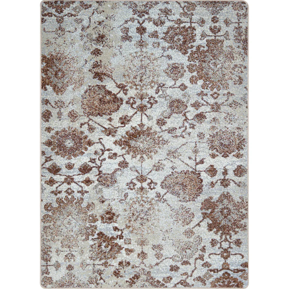 Mojave Bloom 10'9" x 13'2" area rug in color Terracotta