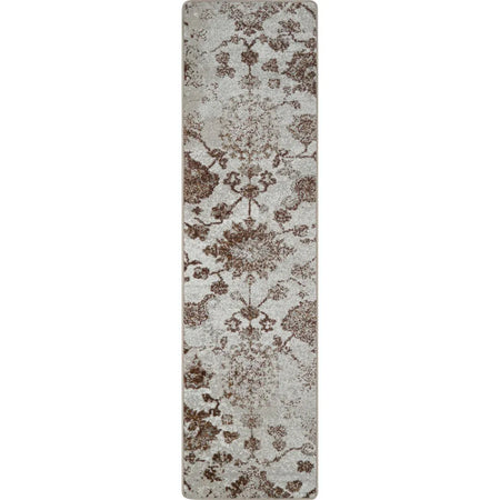 Mojave Bloom 2'1" x 7'8" Runner area rug in color Terracotta