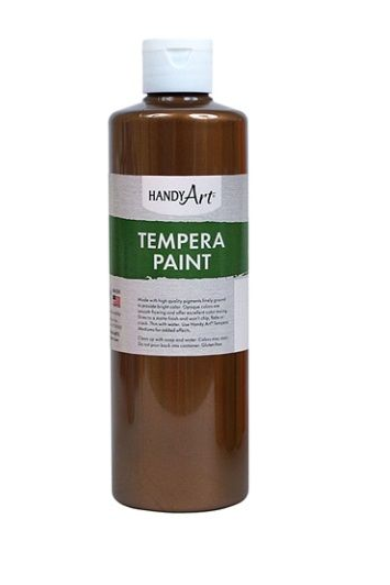 Handy Art Washable Metallic Paint 16 OZ. Metallic Bronze