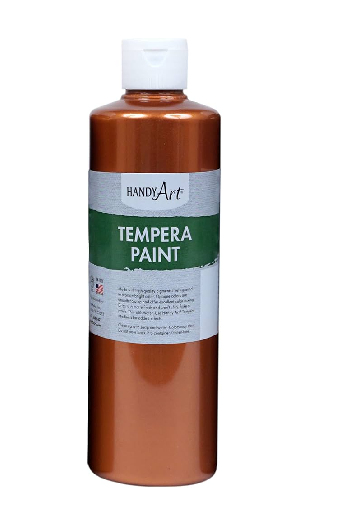 Handy Art Washable Metallic Paint 16 OZ. Metallic Copper
