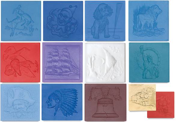 Metal Smith Molds Sets Of 12 (4" x 4")