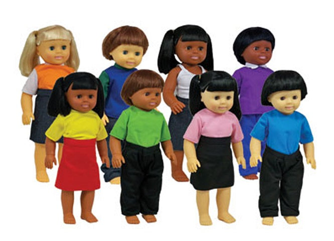Multicultural Dolls - Set of all 8 by Get Ready Kids, MTB639