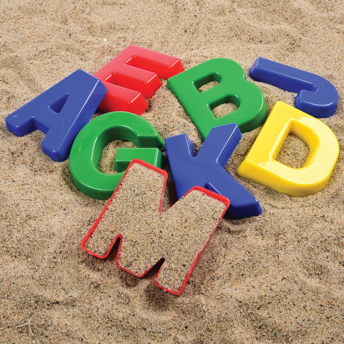 Sand Play, Alphabet Molds