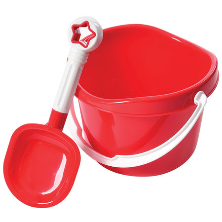 Sand Play, Bucket and Scoop Set, 2 Pieces