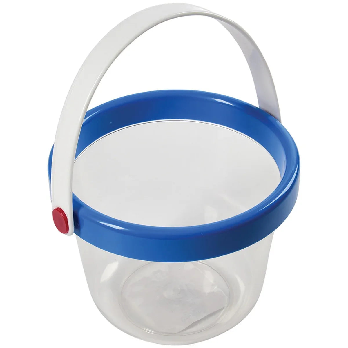 Sand Play, Clear Plastic Bucket