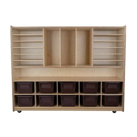 Multi-Storage with 10 Brown Trays